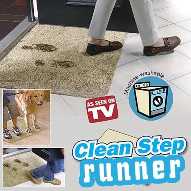 Alt view image 3 of 7 - Clean Step Mat Doormat - Gray  (18" x 28") 2 Pack
