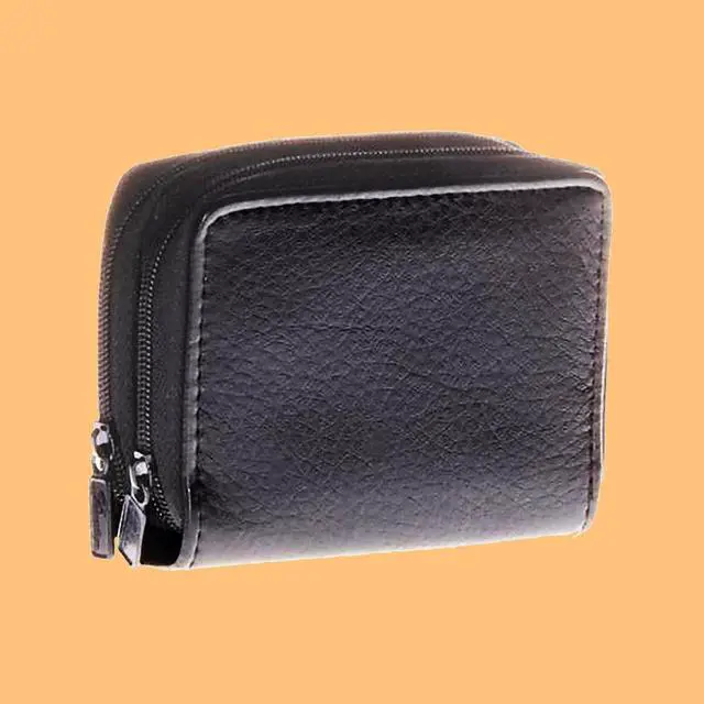 Alt view image 6 of 6 - Accordion Cardholder Wallet for Credit Cards and IDs - Black