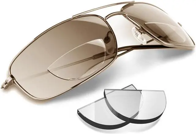 Alt view image 4 of 5 - Stick-On Readers for Bifocal Lenses, 2.50+