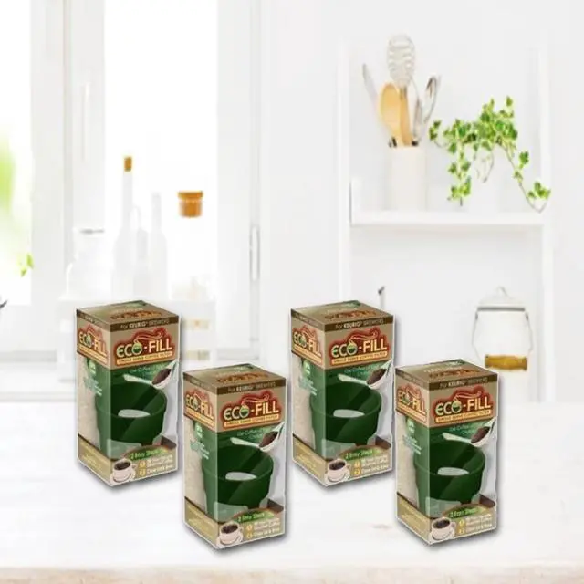 Alt view image 3 of 4 - Perfect Pod Eco-Fill Refillable Capsule for K-cup Brewers - 4 Pack