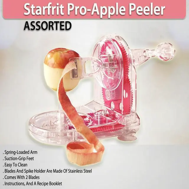 Alt view image 2 of 5 - Starfrit Pro-Apple Peeler  Fast, Spring-Loaded Peeling Action
