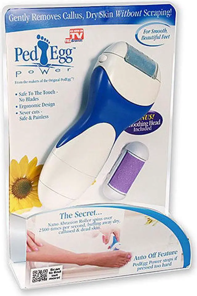 Alt view image 5 of 6 - Ped Egg Power Cordless Electric Callus Remover