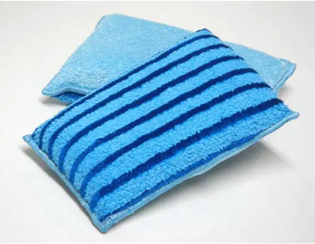 Alt view image 3 of 7 - Magic Microfiber Jumbo Sponges - 2 Pack: Heavy-Duty Cleaning Made Easy