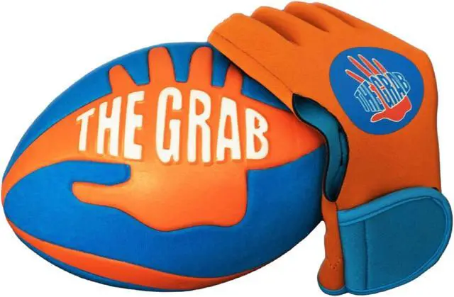 Alt view image 4 of 7 - The Grab by Swerve Ball -Super Grip Football Includes 2 Gloves