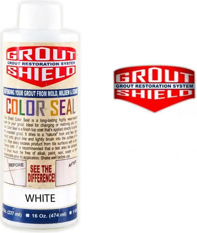 Alt view image 3 of 6 - Grout Shield GS8IWH 8-Ounce Color Seal Kit, White