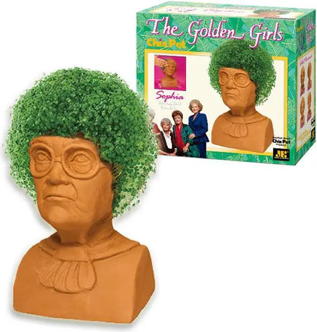Alt view image 4 of 9 - Golden Girls Chia Pet Sophia Decorative Pottery Planter