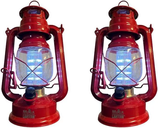 Main image of Olde Brooklyn Lantern - Red - Two Pack