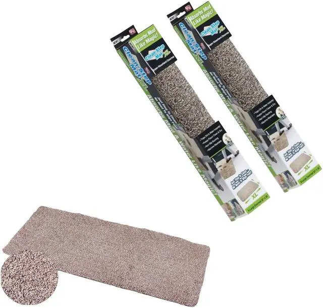 Alt view image 7 of 7 - Clean Step Mat Runner - Tan -  2 Pack (24" x 60" )