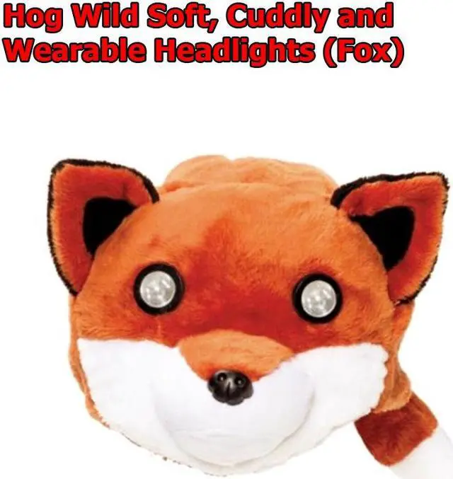 Alt view image 4 of 5 - Hog Wild Soft, Cuddly and Wearable Headlights (Fox)