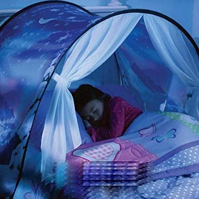 Alt view image 5 of 6 - Dreamtents Fun Pop Up Tent - Undersea World - Twin (w/ Light) 2 Pk