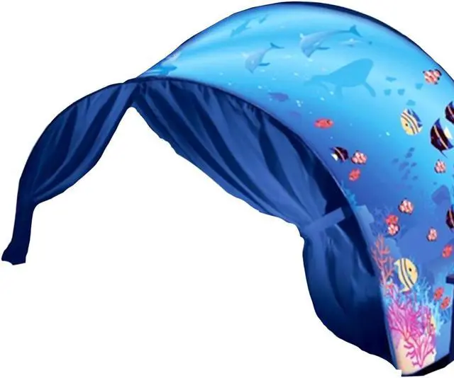 Alt view image 6 of 6 - Dreamtents Fun Pop Up Tent - Undersea World - Twin (w/ Light) 2 Pk