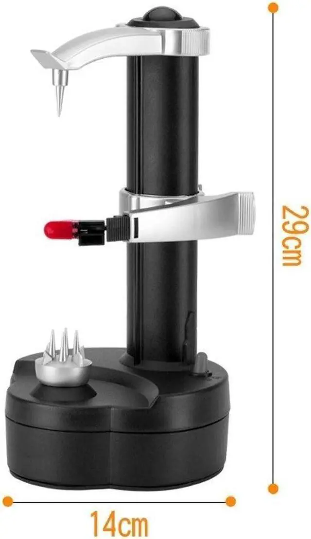 Alt view image 3 of 7 - Rapid Peeler - One Touch Electric Action for Effortless Peeling (Black)