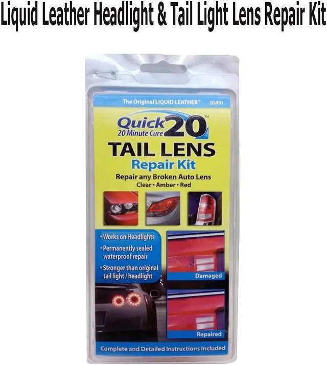Alt view image 4 of 5 - Liquid Leather Headlight & Tail Light Lens Repair Kit (20-901)