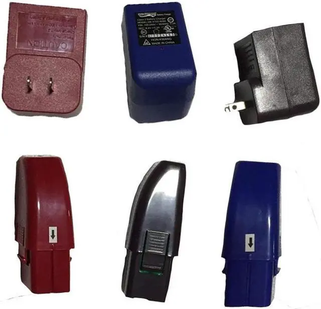 Alt view image 5 of 5 - Wall Charger and Replacement Battery for Original Cordless Swivel Sweeper Models