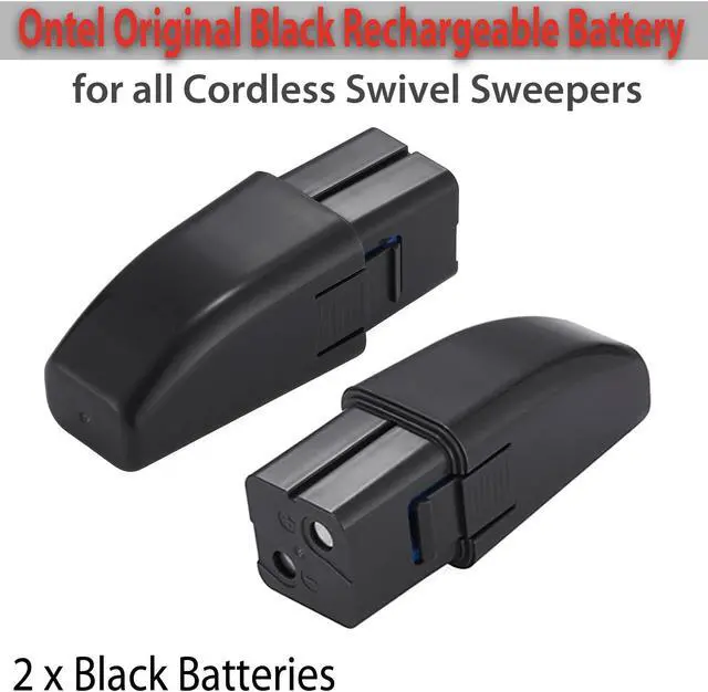 Alt view image 4 of 6 - Ontel Rechargeable Black Battery ( Two Pack) - Compatible with All Cordless Swivel Sweepers
