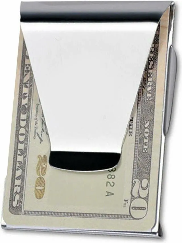 Alt view image 3 of 5 - Slim Clip - Double Sided Money Clip! (Chrome)