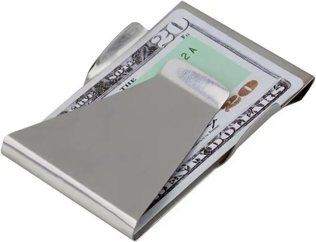 Alt view image 5 of 5 - Slim Clip - Double Sided Money Clip! (Chrome)