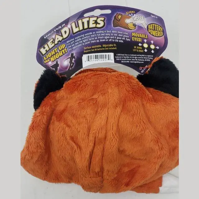 Alt view image 3 of 5 - Hog Wild Soft, Cuddly and Wearable Headlights (Fox)