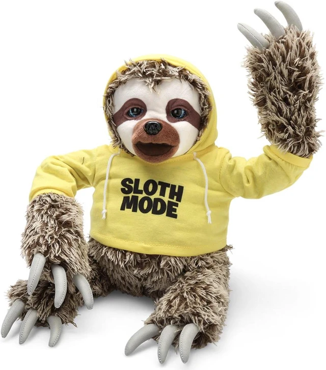 Alt view image 2 of 6 - Snax The Sloth - The Mimicking Slow Talking Sloth (Yellow Shirt)