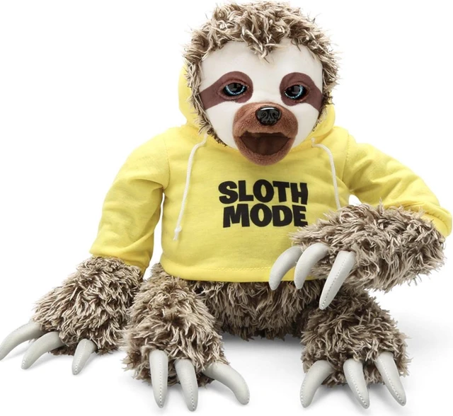 Alt view image 5 of 6 - Snax The Sloth - The Mimicking Slow Talking Sloth (Yellow Shirt)