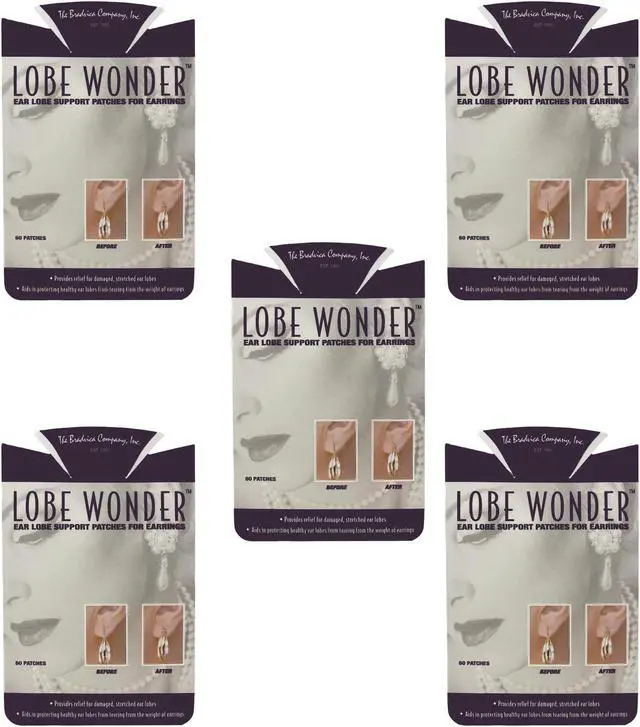 Main image of Lobe Wonder 300 Earring Support Patches - 5 Pack