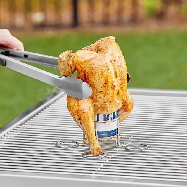 Alt view image 4 of 7 - Beer Can Chicken Roaster