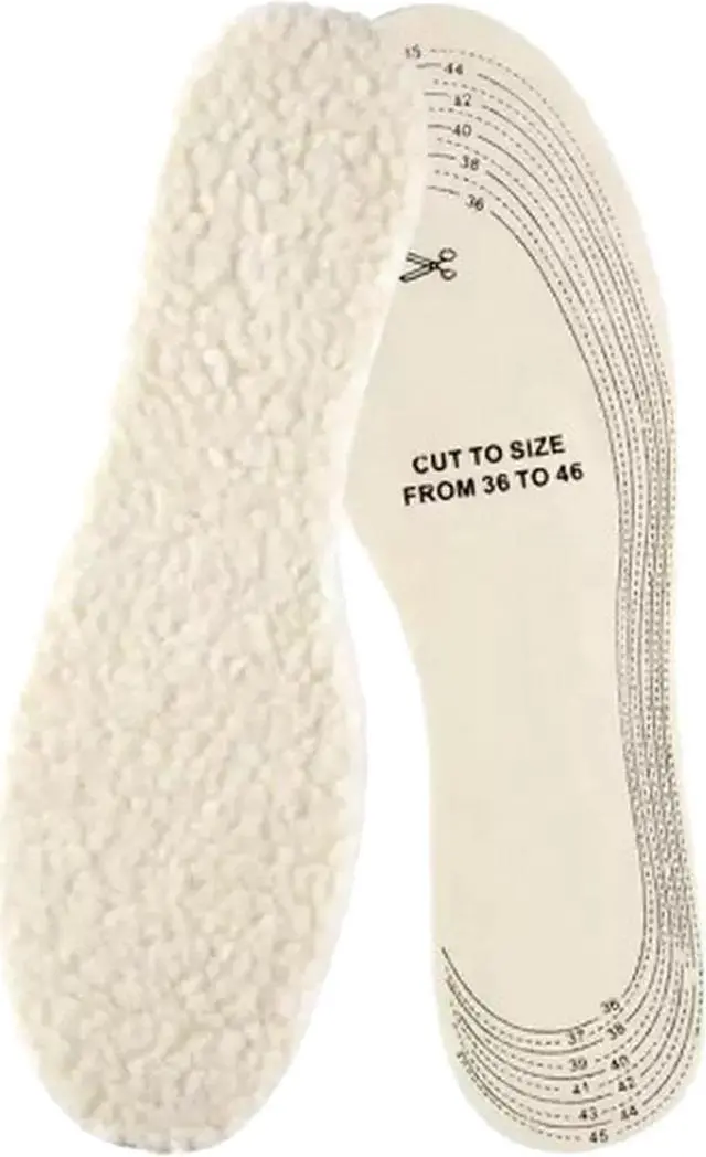 Alt view image 4 of 4 - Insoles Health Thermal Adjustable Wool Insoles ( Men's M - Ladies L)