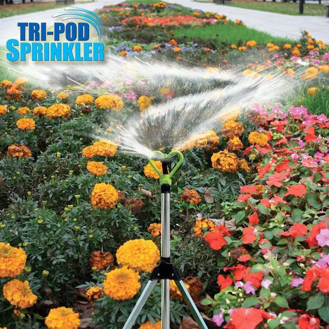 Alt view image 4 of 5 - Adjustable Rainforest Tripod Sprinkler