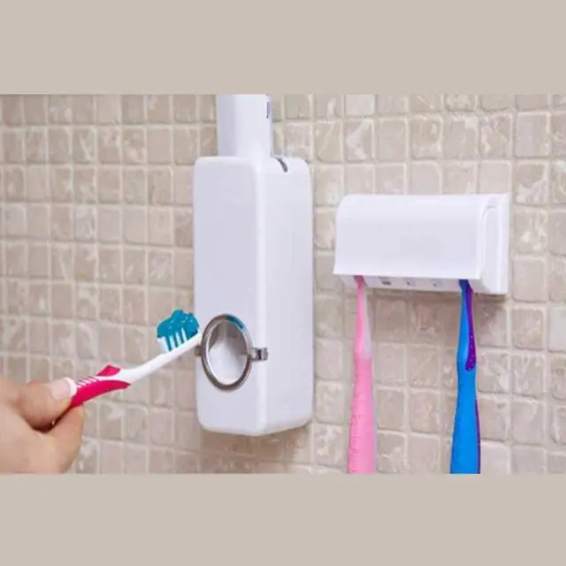 Alt view image 5 of 6 - Press 2 Paste Hands-Free Toothpaste Dispenser (Two Pack)