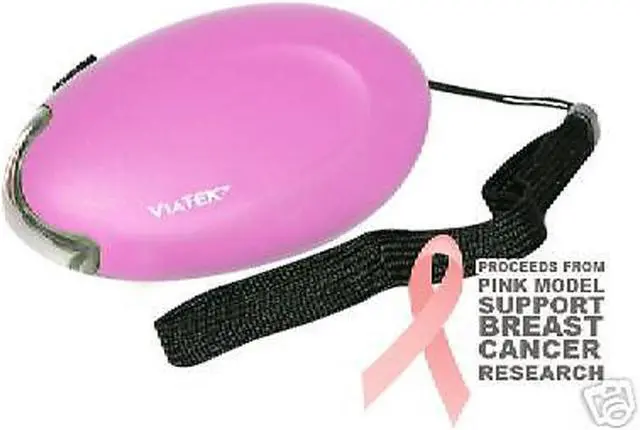 Alt view image 6 of 7 - Viatek Mini Dynamo 3 LED Flashlight, Pink