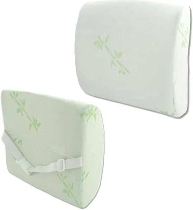 Alt view image 3 of 3 - Memory Foam Supportive Foam Lower Back Support Pillow