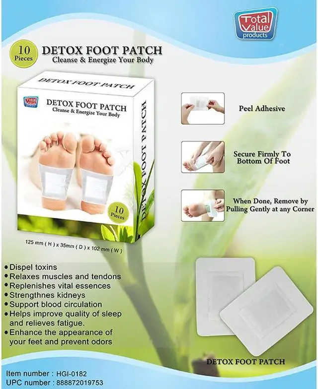 Alt view image 5 of 5 - Detox Organic Herbal Cleansing Patches