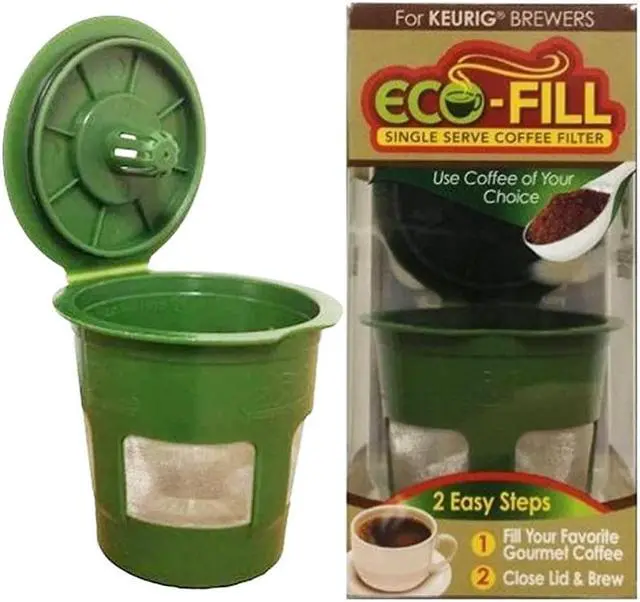 Alt view image 2 of 3 - Eco-Fill 3-Pack Reusable Coffee Filters - Brew Deliciously, Waste Less