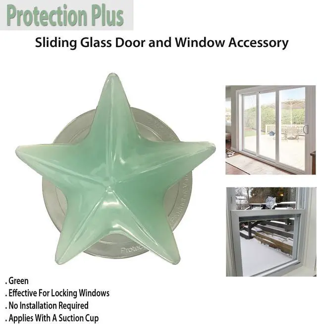 Alt view image 5 of 5 - Protection Plus- Sliding Glass Door and Window Accessory - Green