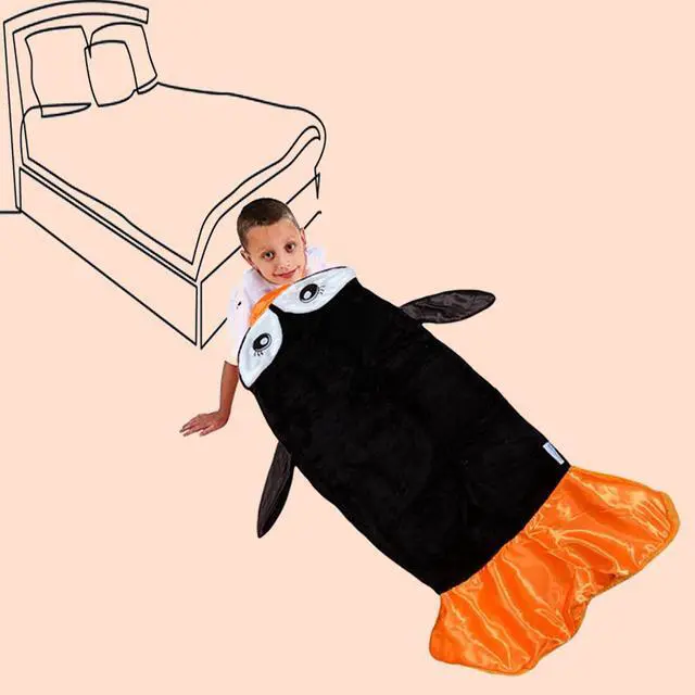 Alt view image 4 of 6 - Snuggie Tails Blanket - Penguin - Deluxe