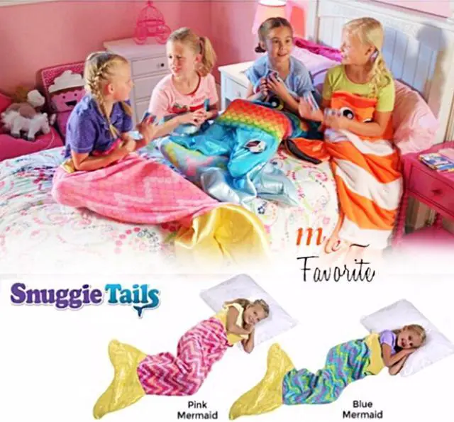 Alt view image 4 of 6 - Snuggie Tails Blanket - Whale - Deluxe
