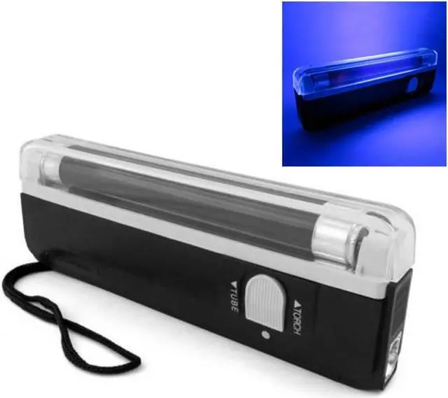 Alt view image 3 of 3 - Handheld Uv Black Light Torch Portable Blacklight with LED