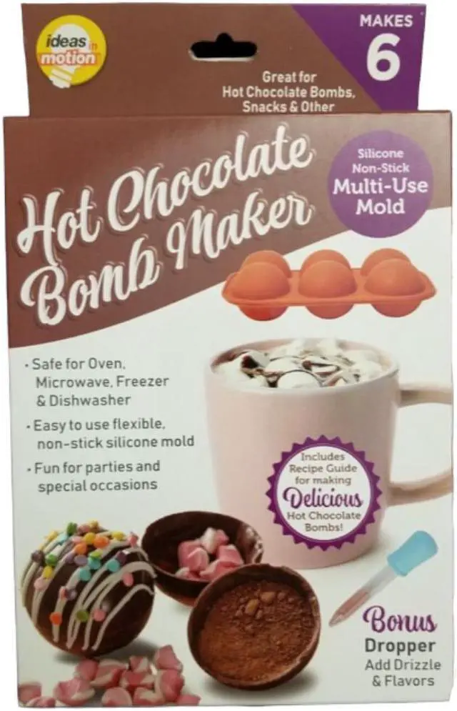 Alt view image 3 of 7 - Hot Chocolate Bomb Maker with Bonus Dropper - Perfect for Custom Flavors