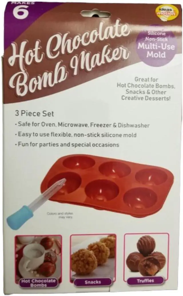 Alt view image 2 of 7 - Hot Chocolate Bomb Maker with Bonus Dropper - Perfect for Custom Flavors