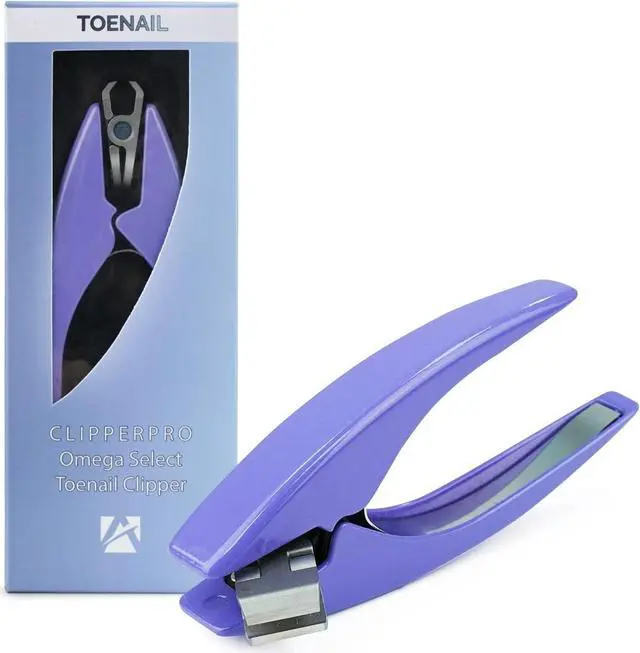 Alt view image 6 of 6 - CLIPPERPRO 2.0 Toenail Clipper w/ Swivel Head and Lock Red