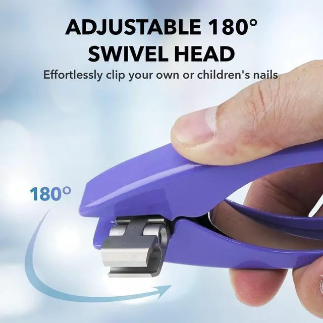 Alt view image 4 of 6 - CLIPPERPRO 2.0 Toenail Clipper w/ Swivel Head and Lock Red