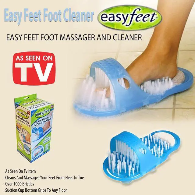 Alt view image 13 of 13 - EASY FEET foot cleaning system ~ Cleans, Exfoliates & Massages ~ As Seen on TV >