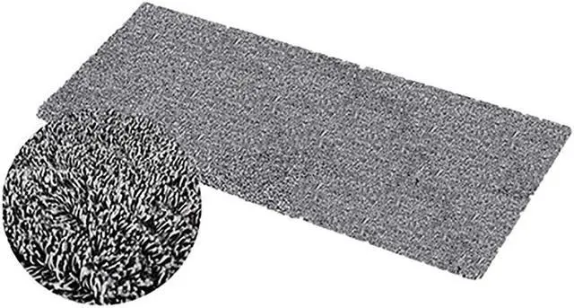 Alt view image 2 of 7 - Clean Step Mat Runner (24" - 60") Gray-  2 Pack