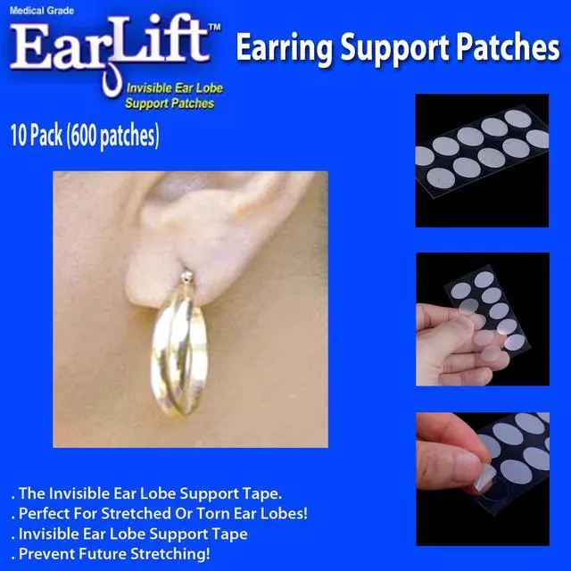 Alt view image 4 of 4 - Earlift Earring Support Patches - 10 Pack (600 patches)