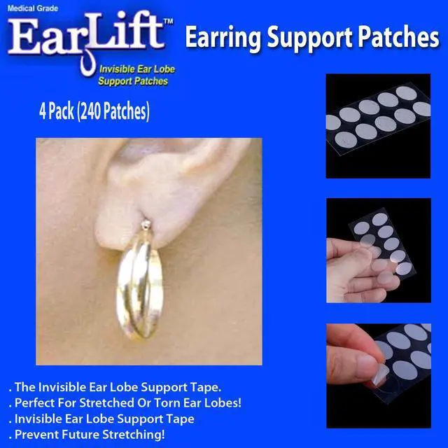 Alt view image 3 of 4 - Earlift Earring Support Patches - 4 Pack (240 Patches)