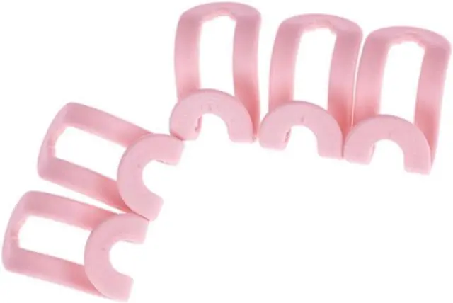 Main image of Hanger Hooks- Easy Hook Closet Organizer  - Pink - 5 Pack