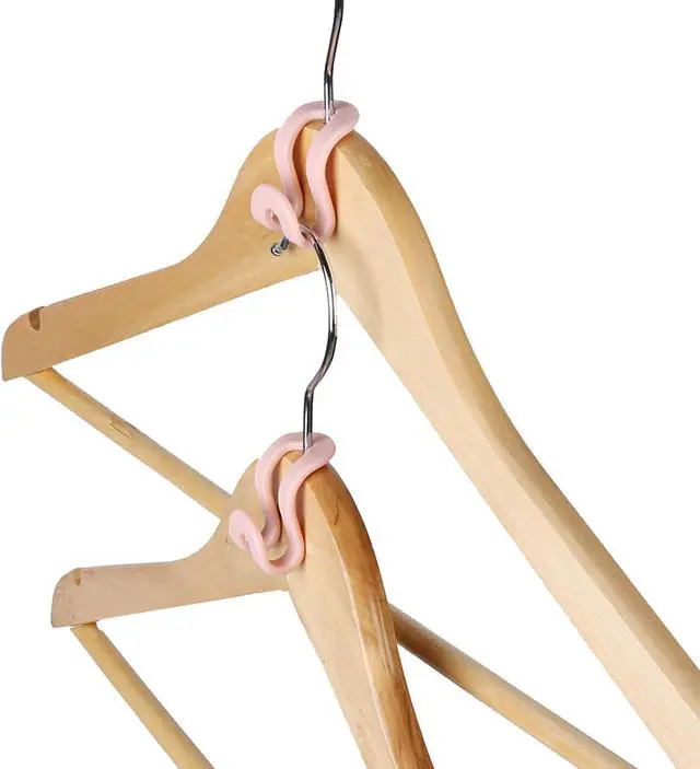 Alt view image 5 of 7 - Hanger Hooks- Easy Hook Closet Organizer  - Blue - 5 Pack