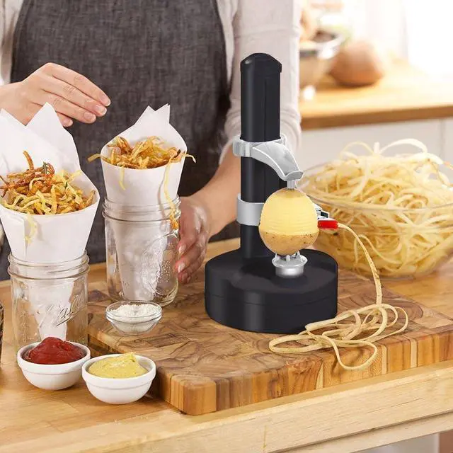 Alt view image 7 of 7 - Rapid Peeler - One Touch Electric Action for Effortless Peeling (Black)