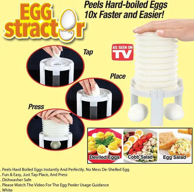 Alt view image 4 of 4 - Eggstractor Egg Peeler - The Quick Way to Peel Hard-Boiled Eggs