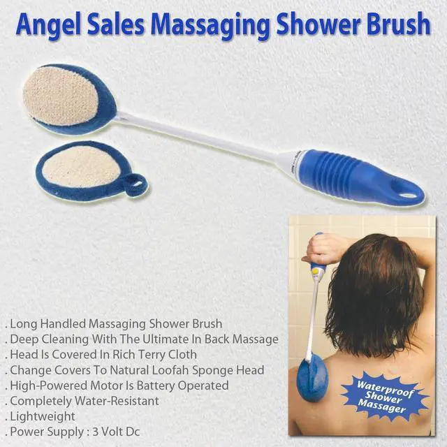 Alt view image 5 of 5 - Angel Sales Massaging Shower Brush